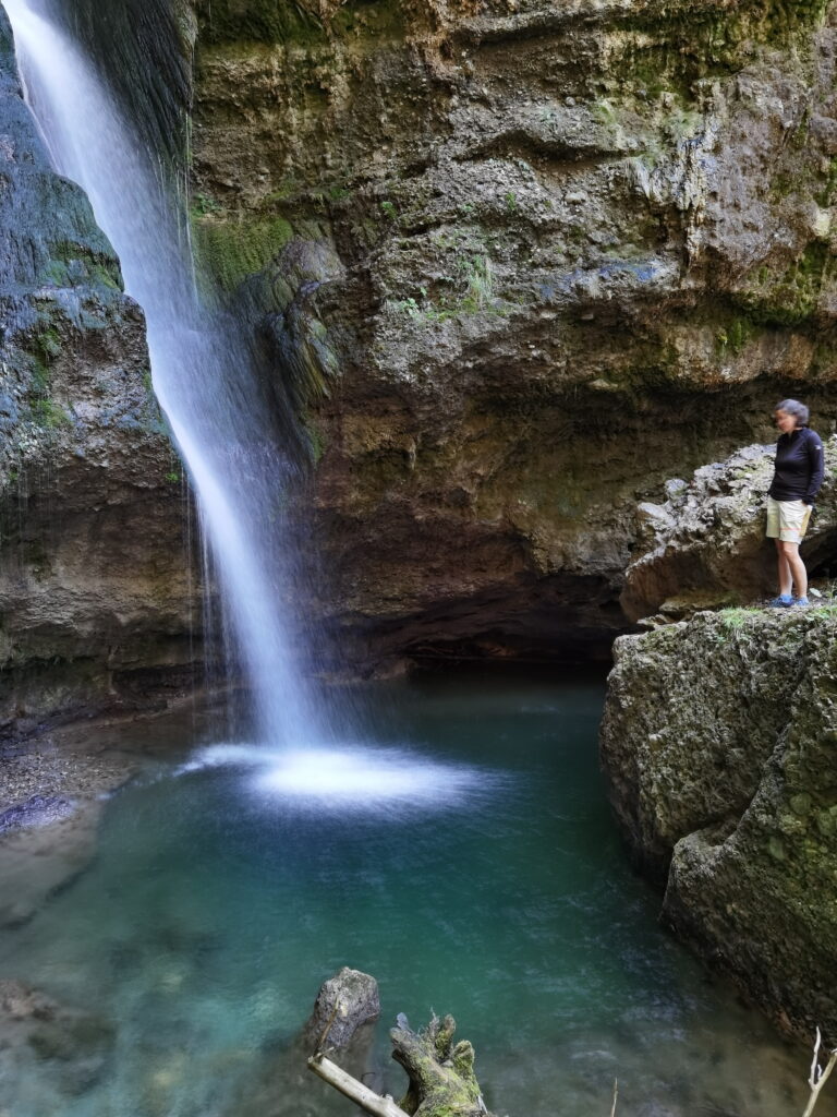 Deutschland Sehenswürdigkeiten im Allgäu: Die Hinanger Wasserfälle 